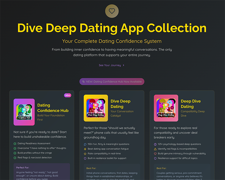 Dive Deep Dating apps